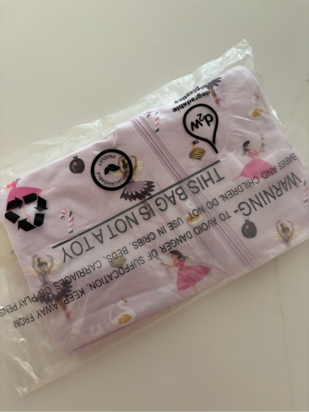 Kyte Baby Sugar Plum Zippered Romper - Picture 3 of 5